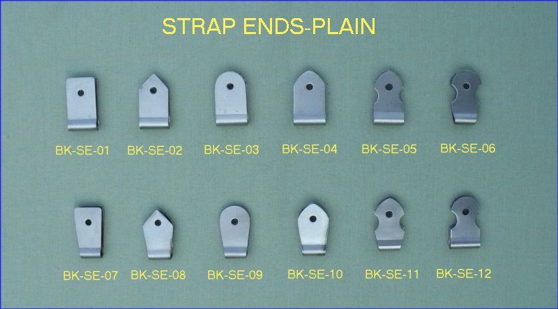 Buckle strap ends-plain